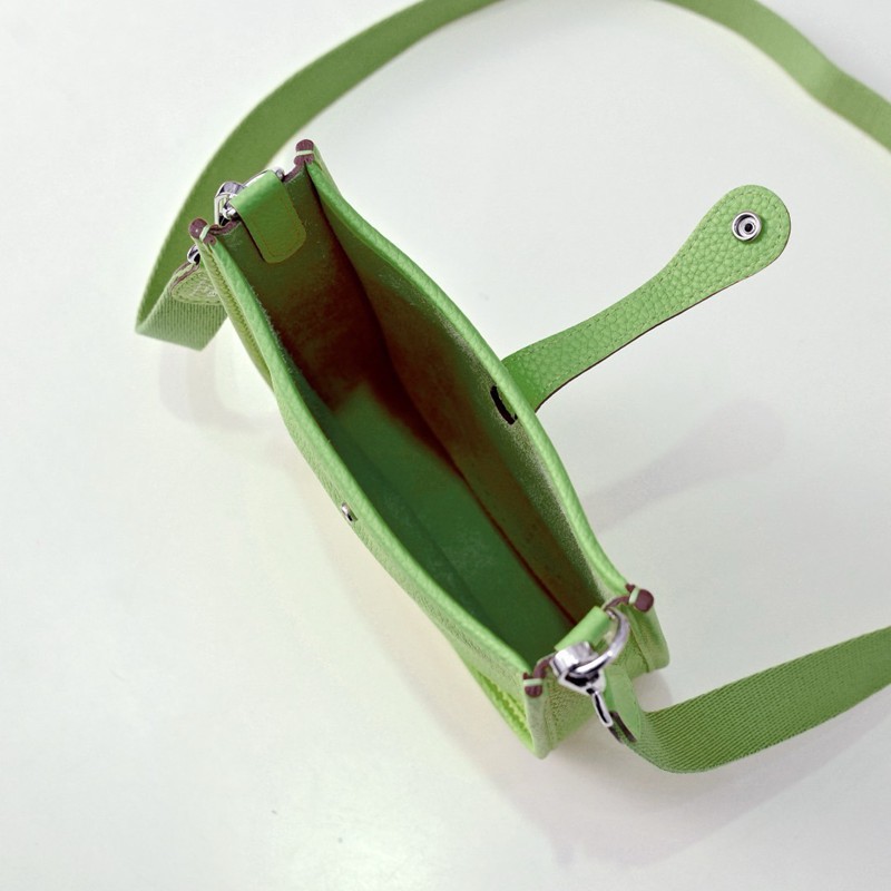 Hermes Evelyne Mini 17cm Bag TC Clemence Leather