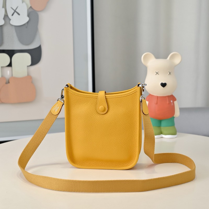 Hermes Evelyne Mini 17cm Bag TC Clemence Leather