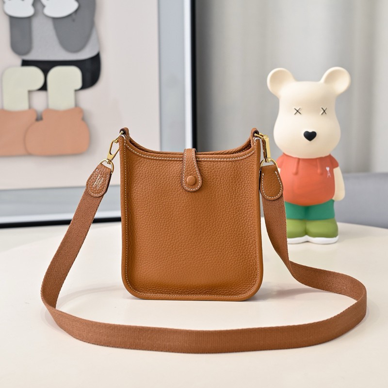 Hermes Evelyne Mini 17cm Bag TC Clemence Leather