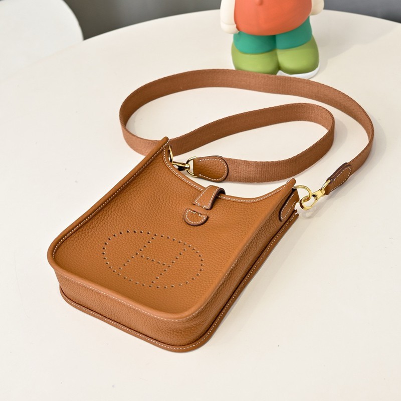 Hermes Evelyne Mini 17cm Bag TC Clemence Leather