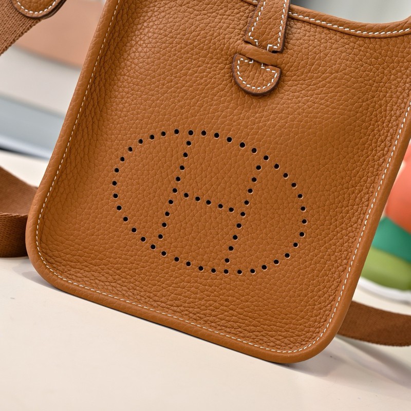Hermes Evelyne Mini 17cm Bag TC Clemence Leather