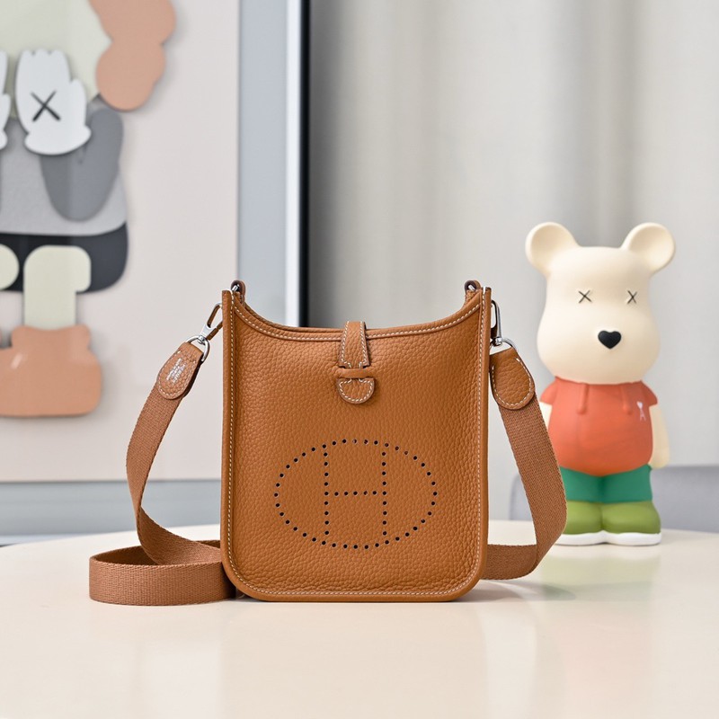 Hermes Evelyne Mini 17cm Bag TC Clemence Leather 06
