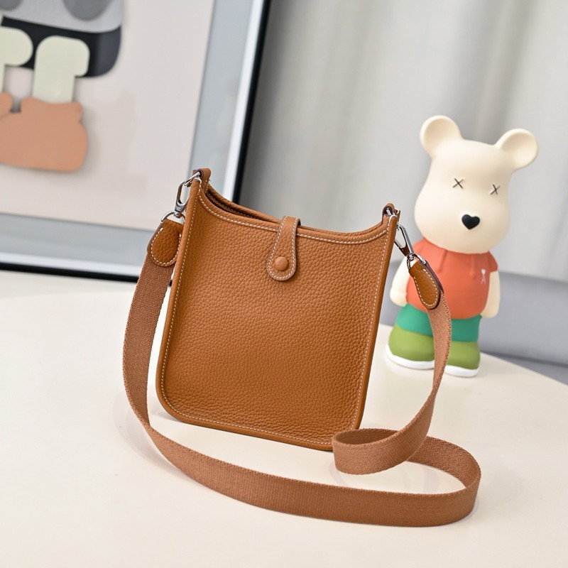 Hermes Evelyne Mini 17cm Bag TC Clemence Leather