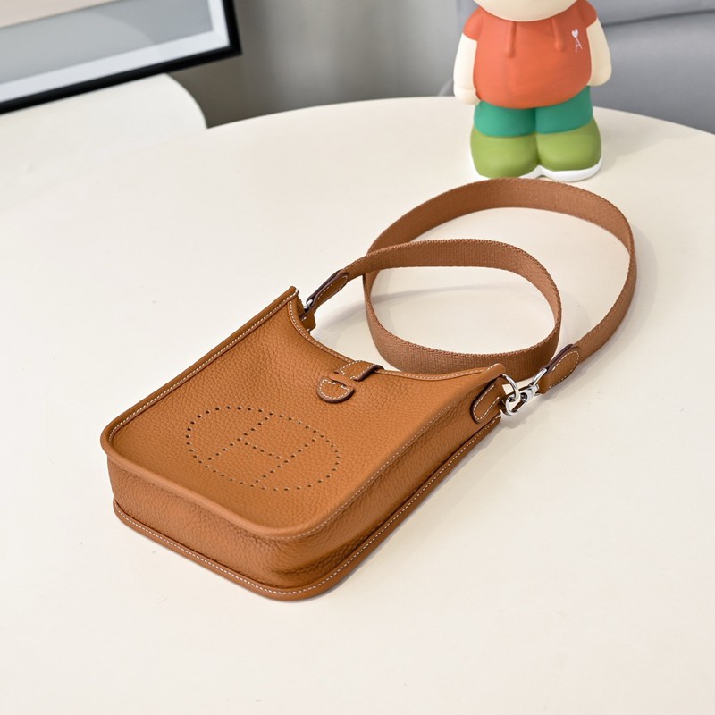 Hermes Evelyne Mini 17cm Bag TC Clemence Leather