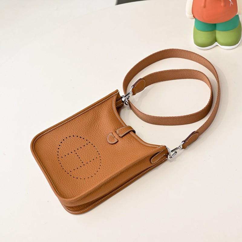 Hermes Evelyne Mini 17cm Bag TC Clemence Leather