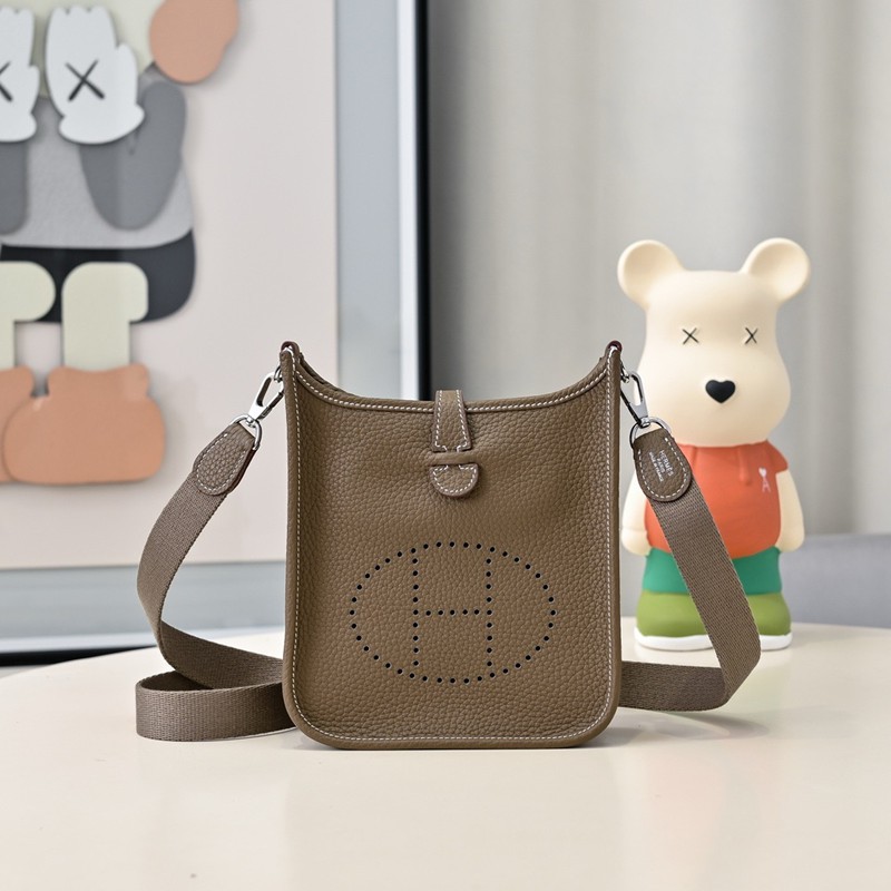 Hermes Evelyne Mini 17cm Bag TC Clemence Leather 08