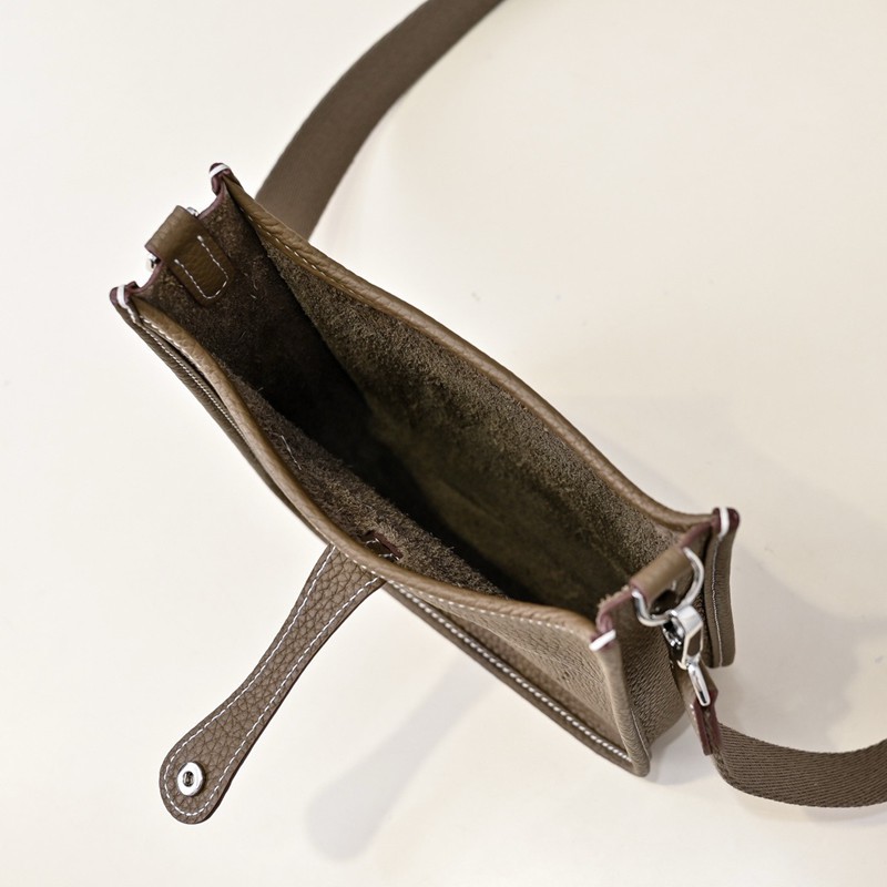 Hermes Evelyne Mini 17cm Bag TC Clemence Leather