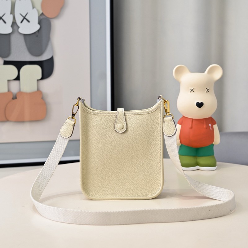 Hermes Evelyne Mini 17cm Bag TC Clemence Leather