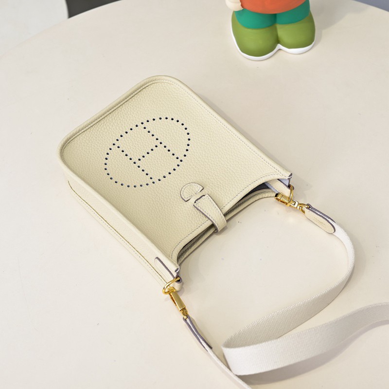 Hermes Evelyne Mini 17cm Bag TC Clemence Leather