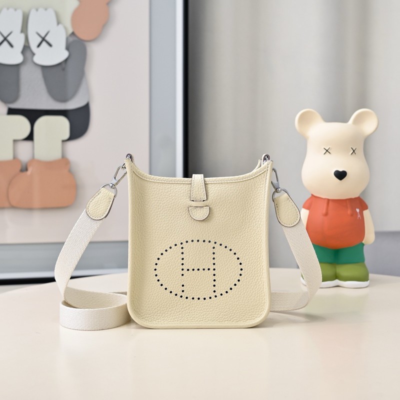 Hermes Evelyne Mini 17cm Bag TC Clemence Leather 10