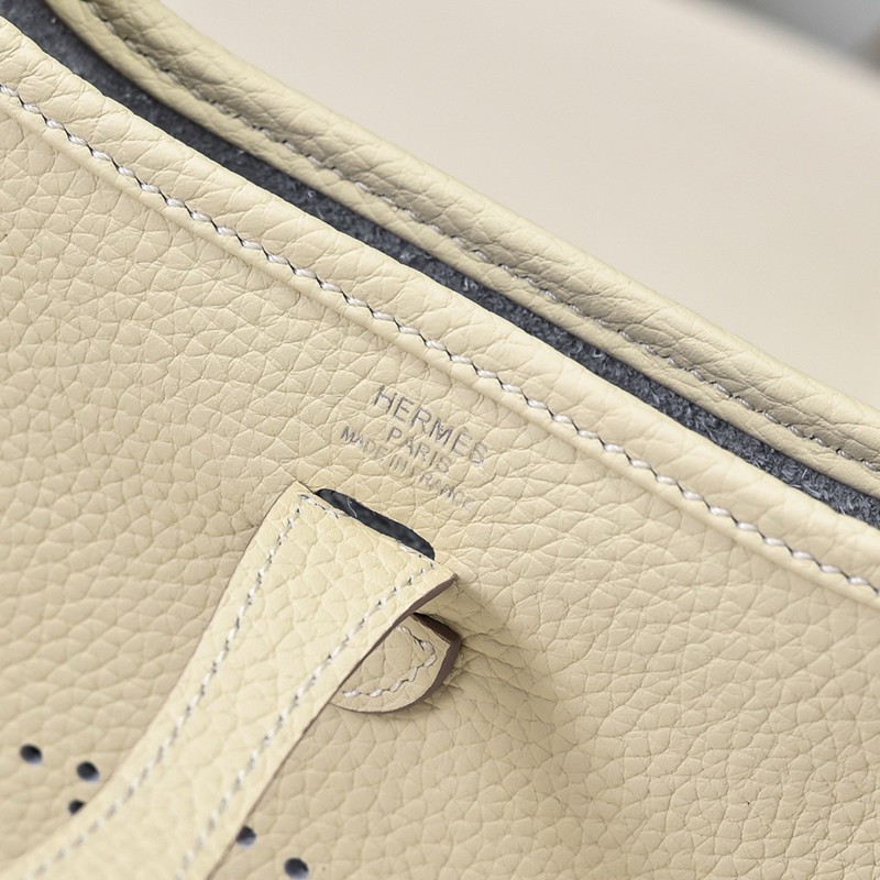 Hermes Evelyne Mini 17cm Bag TC Clemence Leather