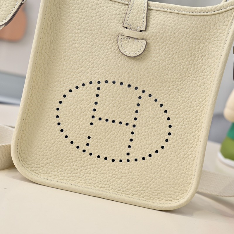 Hermes Evelyne Mini 17cm Bag TC Clemence Leather