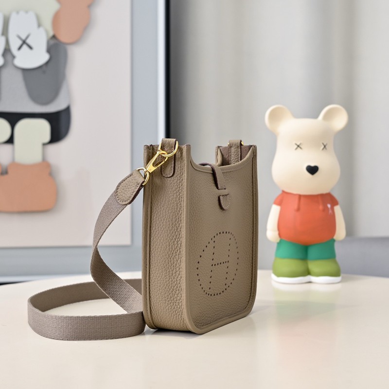 Hermes Evelyne Mini 17cm Bag TC Clemence Leather
