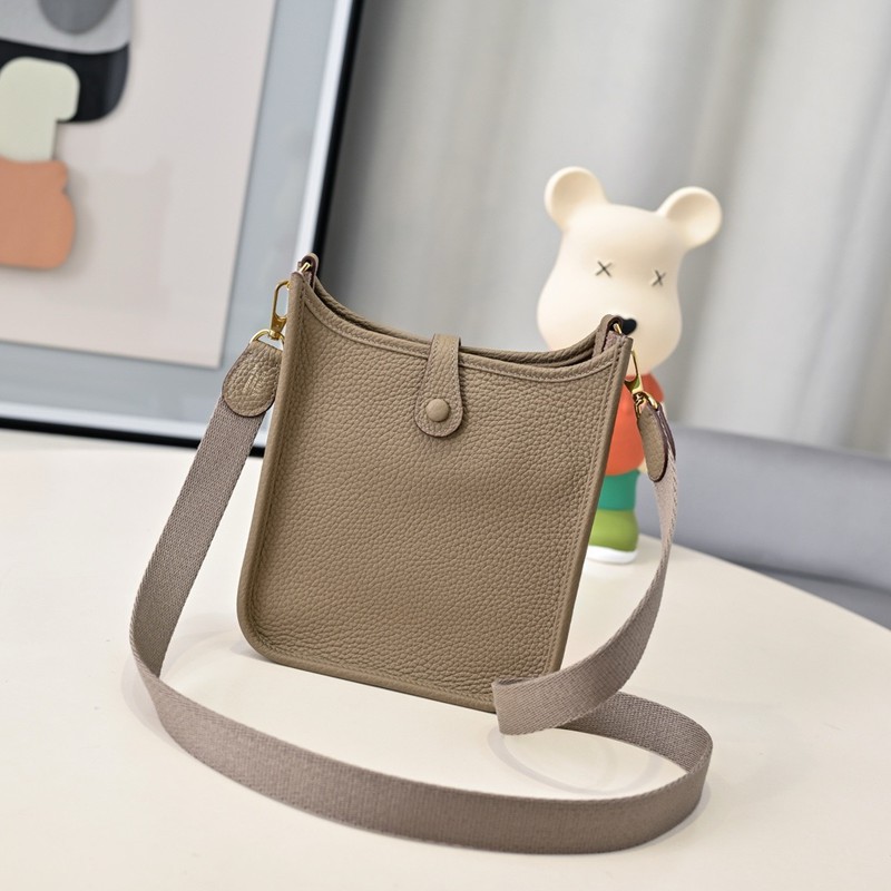 Hermes Evelyne Mini 17cm Bag TC Clemence Leather