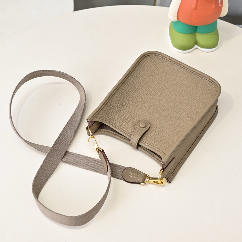 Hermes Evelyne Mini 17cm Bag TC Clemence Leather