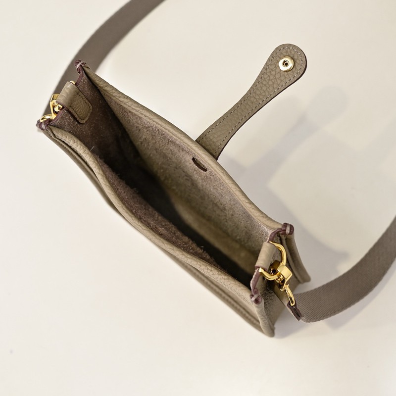 Hermes Evelyne Mini 17cm Bag TC Clemence Leather