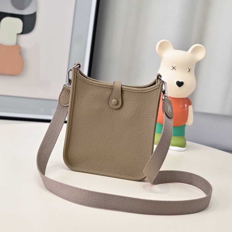 Hermes Evelyne Mini 17cm Bag TC Clemence Leather