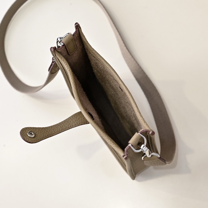 Hermes Evelyne Mini 17cm Bag TC Clemence Leather