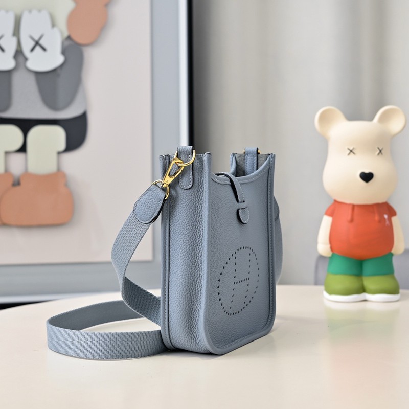 Hermes Evelyne Mini 17cm Bag TC Clemence Leather