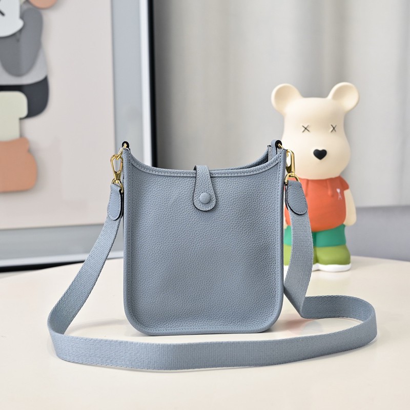 Hermes Evelyne Mini 17cm Bag TC Clemence Leather