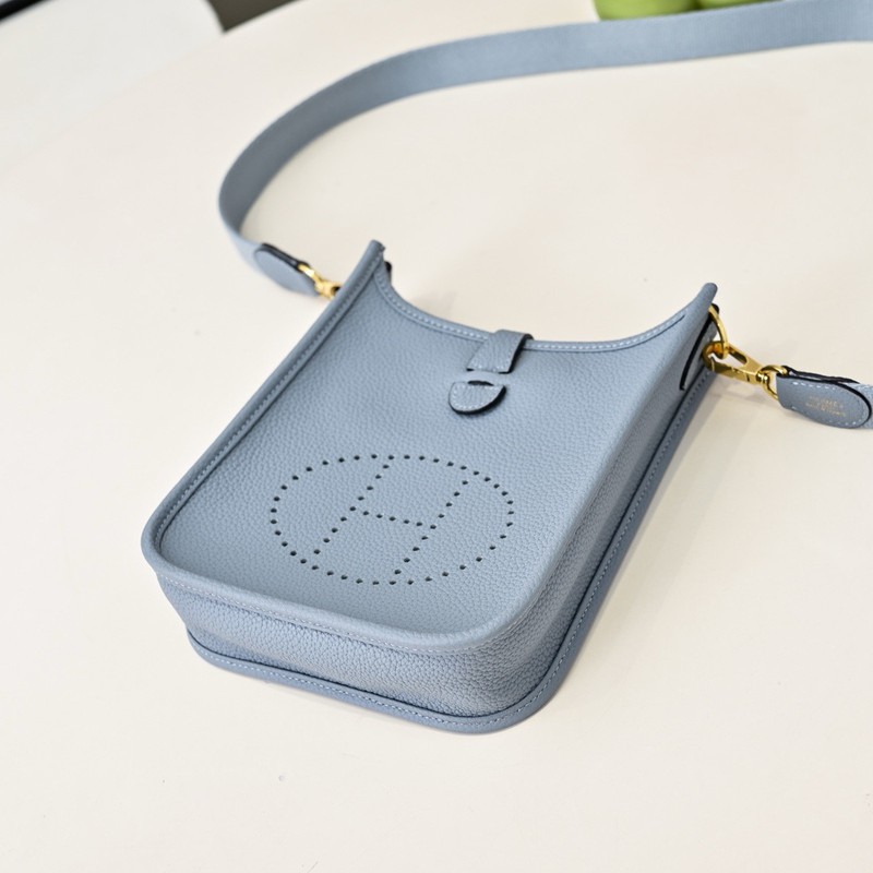 Hermes Evelyne Mini 17cm Bag TC Clemence Leather