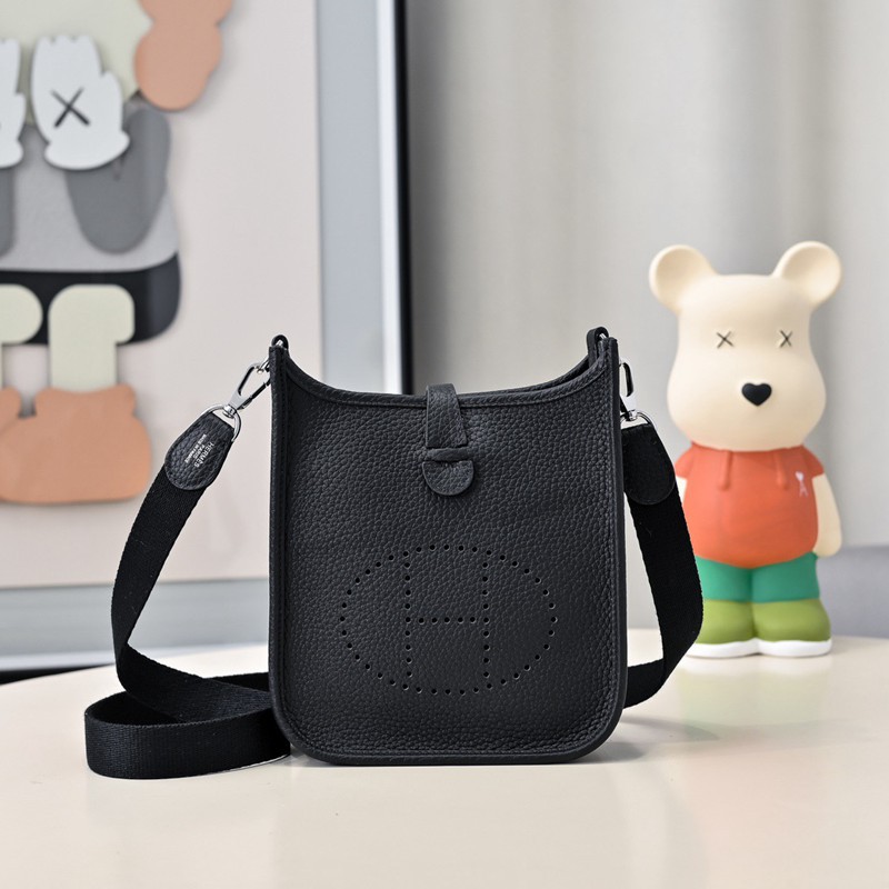 Hermes Evelyne Mini 17cm Bag TC Clemence Leather