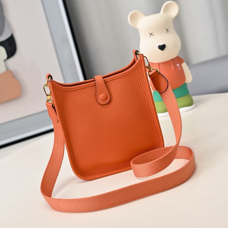 Hermes Evelyne Mini 17cm Bag TC Clemence Leather