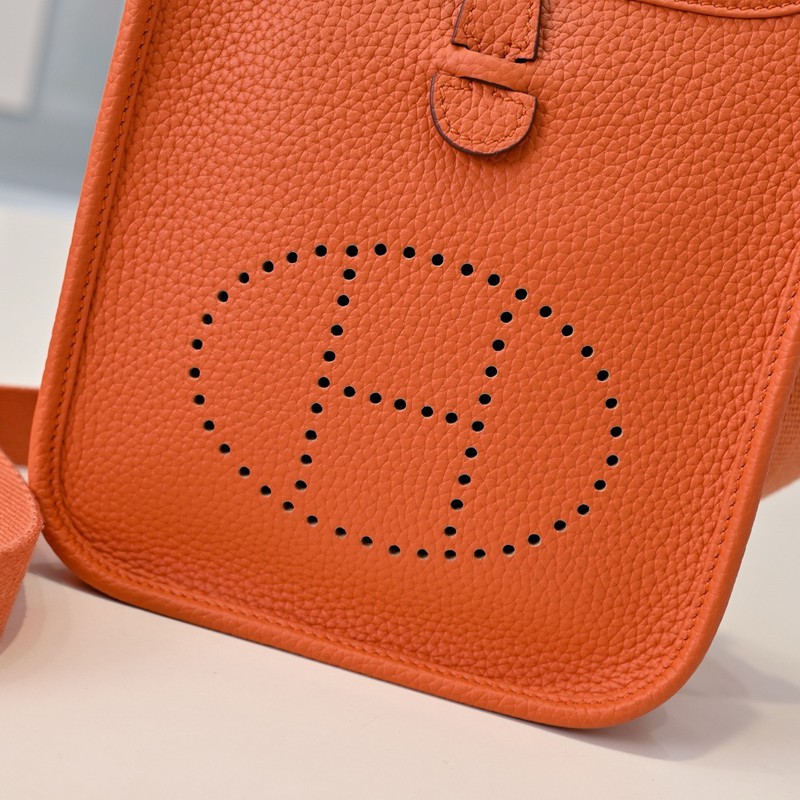 Hermes Evelyne Mini 17cm Bag TC Clemence Leather