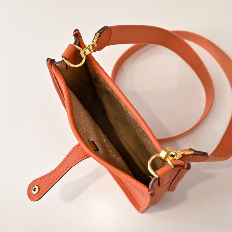 Hermes Evelyne Mini 17cm Bag TC Clemence Leather