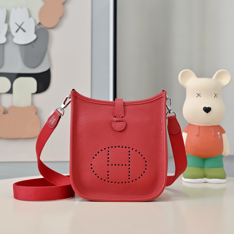 Hermes Evelyne Mini 17cm Bag TC Clemence Leather 18