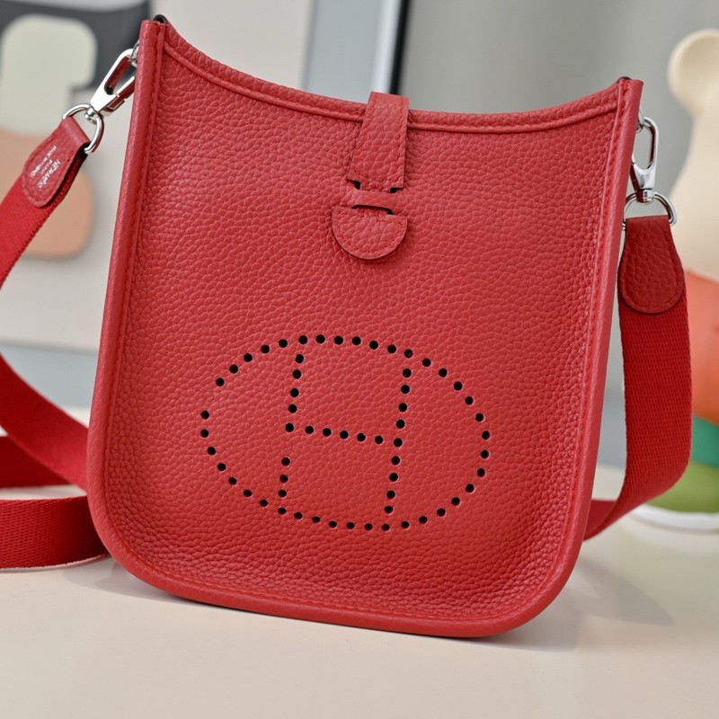 Hermes Evelyne Mini 17cm Bag TC Clemence Leather