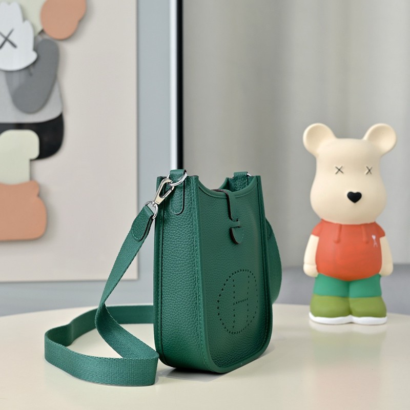 Hermes Evelyne Mini 17cm Bag TC Clemence Leather