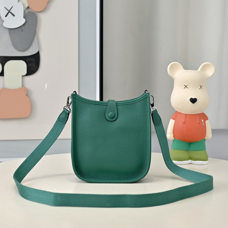 Hermes Evelyne Mini 17cm Bag TC Clemence Leather