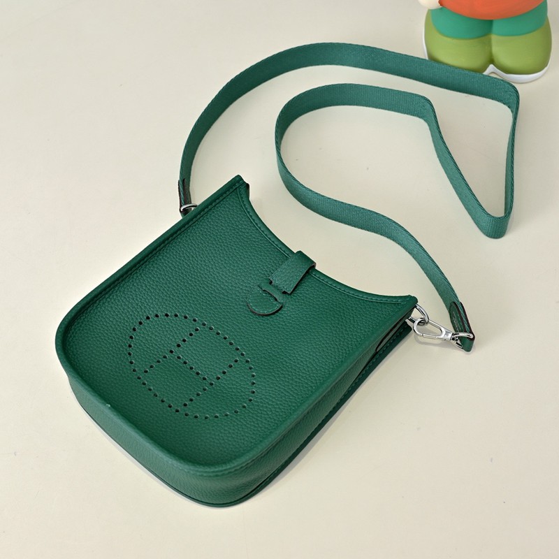 Hermes Evelyne Mini 17cm Bag TC Clemence Leather