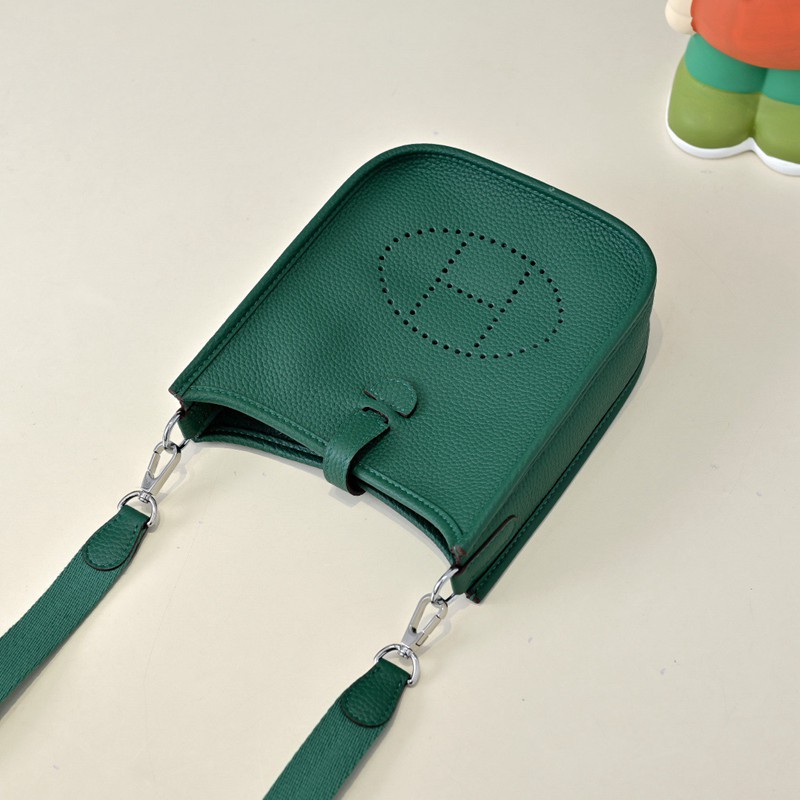 Hermes Evelyne Mini 17cm Bag TC Clemence Leather