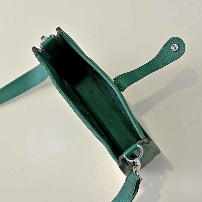 Hermes Evelyne Mini 17cm Bag TC Clemence Leather