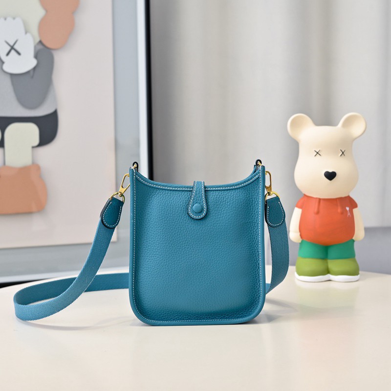 Hermes Evelyne Mini 17cm Bag TC Clemence Leather