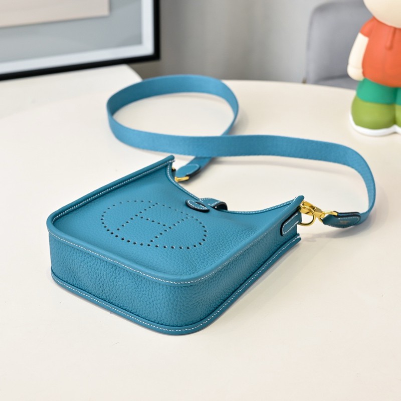 Hermes Evelyne Mini 17cm Bag TC Clemence Leather