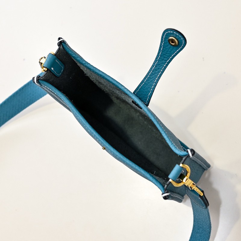 Hermes Evelyne Mini 17cm Bag TC Clemence Leather