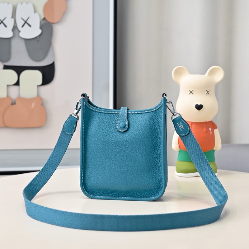 Hermes Evelyne Mini 17cm Bag TC Clemence Leather
