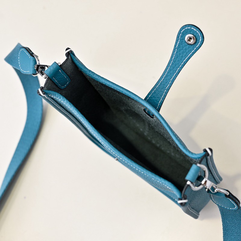 Hermes Evelyne Mini 17cm Bag TC Clemence Leather