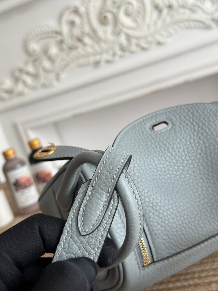 Hermes Lindy Mini 19cm Bag Taurillon Clemence Leather