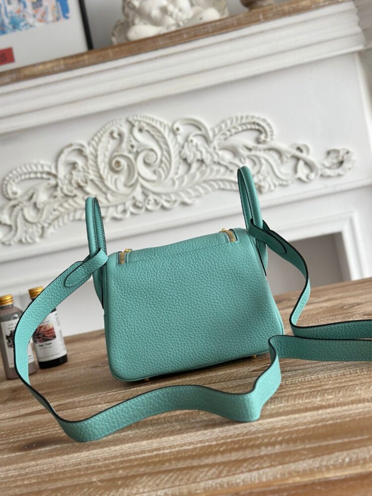 Hermes Lindy Mini 19cm Bag Taurillon Clemence Leather