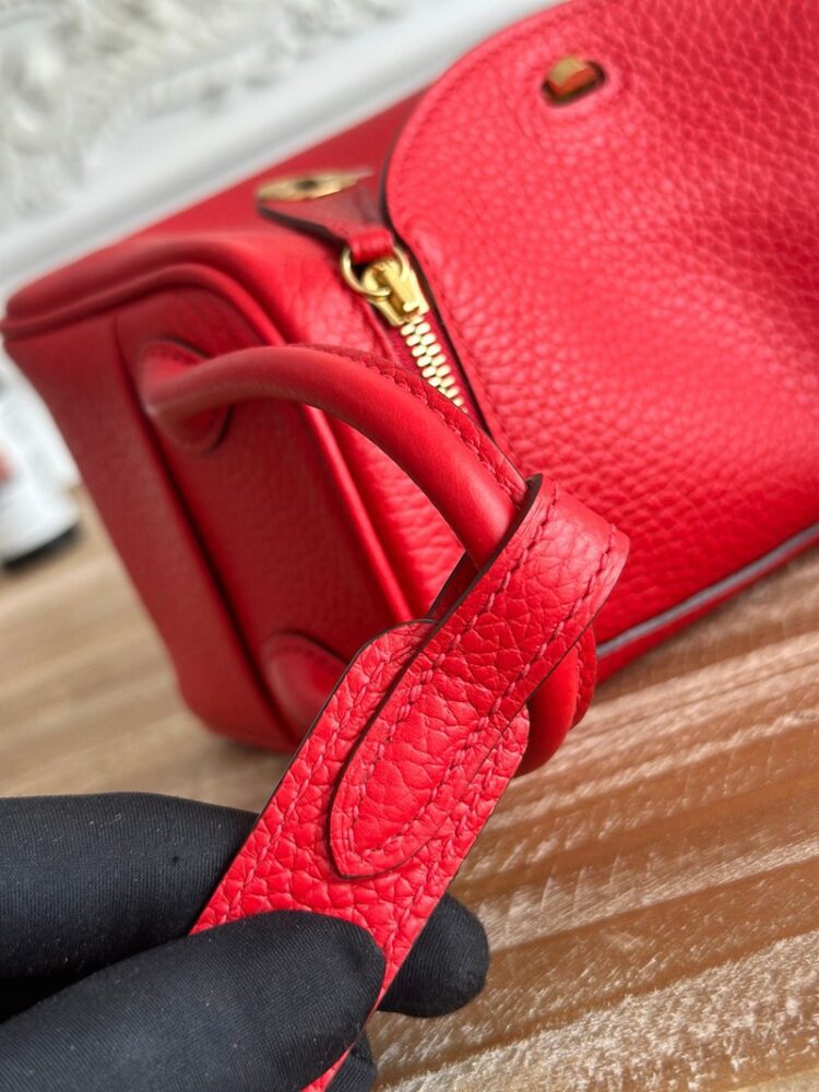 Hermes Lindy Mini 19cm Bag Taurillon Clemence Leather