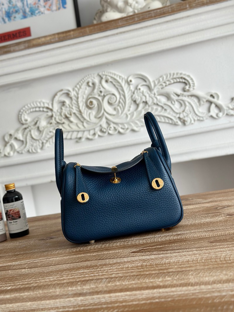 Hermes Lindy Mini 19cm Bag Taurillon Clemence Leather 07