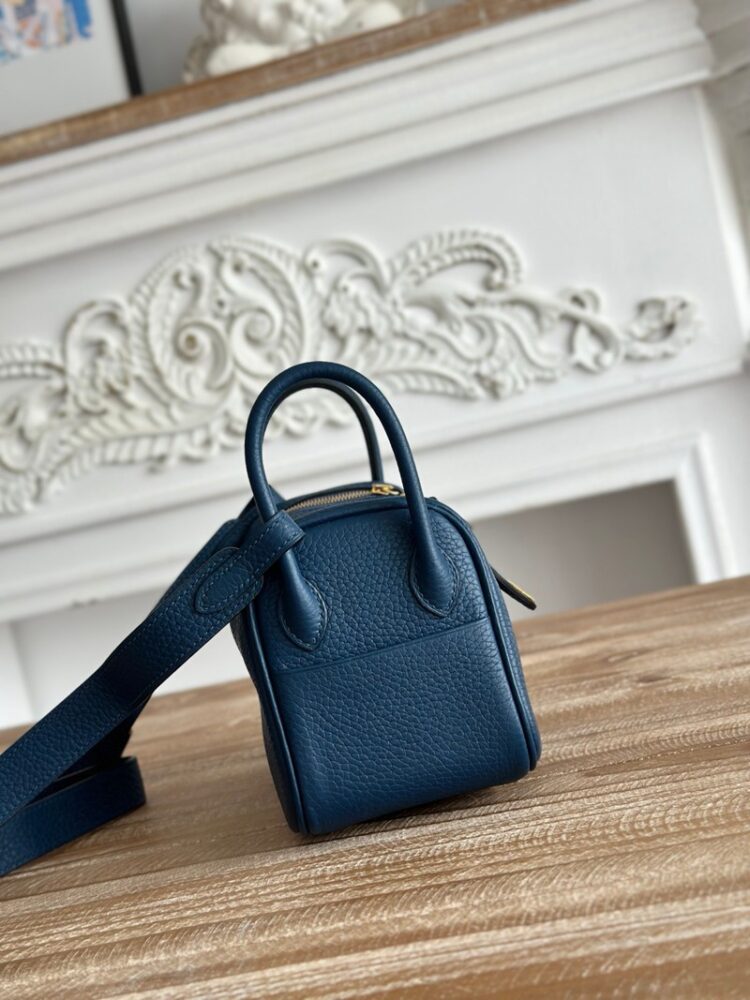 Hermes Lindy Mini 19cm Bag Taurillon Clemence Leather