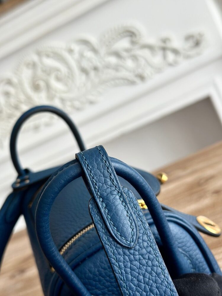 Hermes Lindy Mini 19cm Bag Taurillon Clemence Leather
