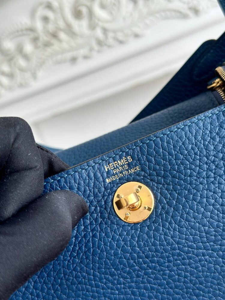 Hermes Lindy Mini 19cm Bag Taurillon Clemence Leather