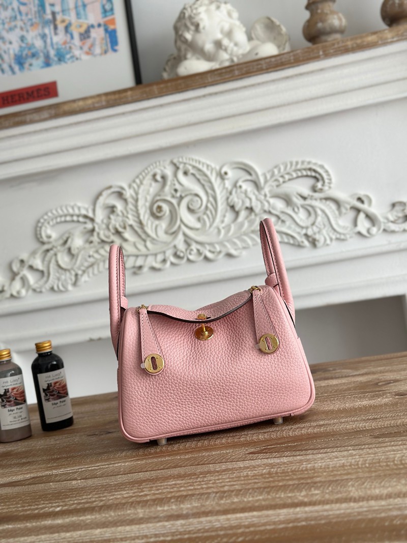 Hermes Lindy Mini 19cm Bag Taurillon Clemence Leather 10