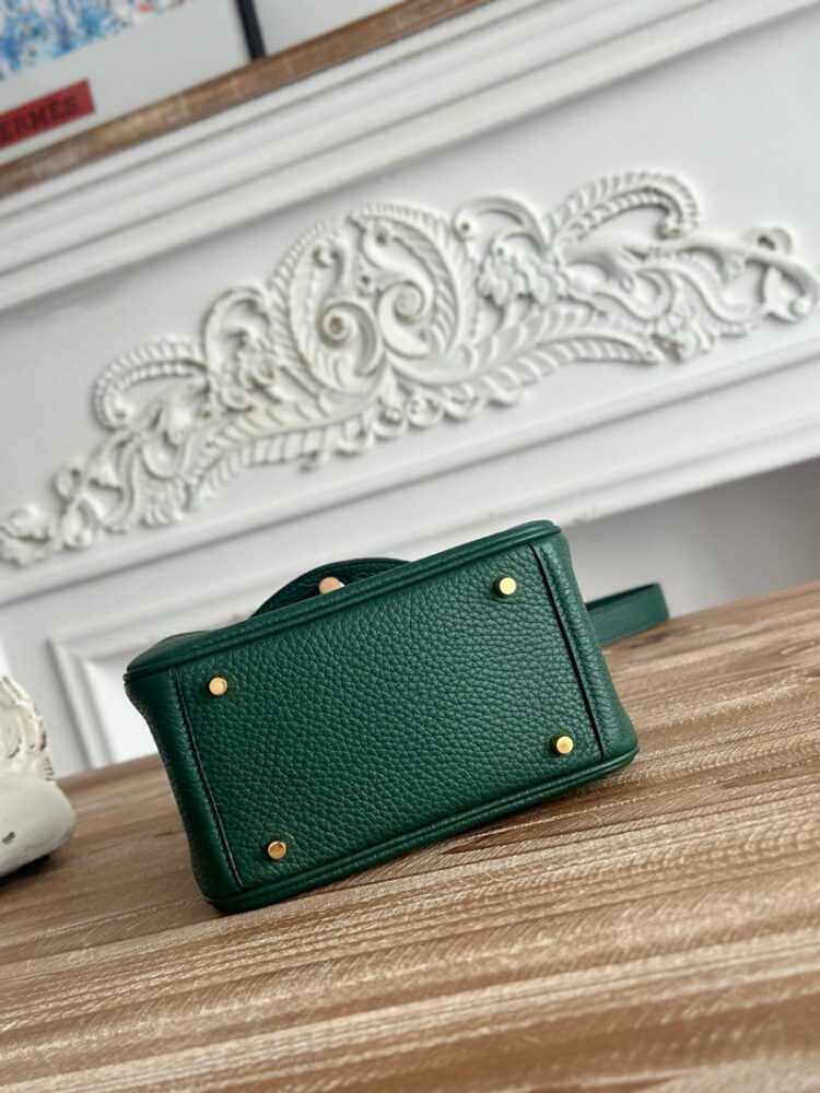 Hermes Lindy Mini 19cm Bag Taurillon Clemence Leather